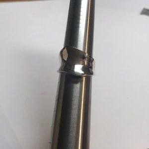 Sterling silver wide band ring